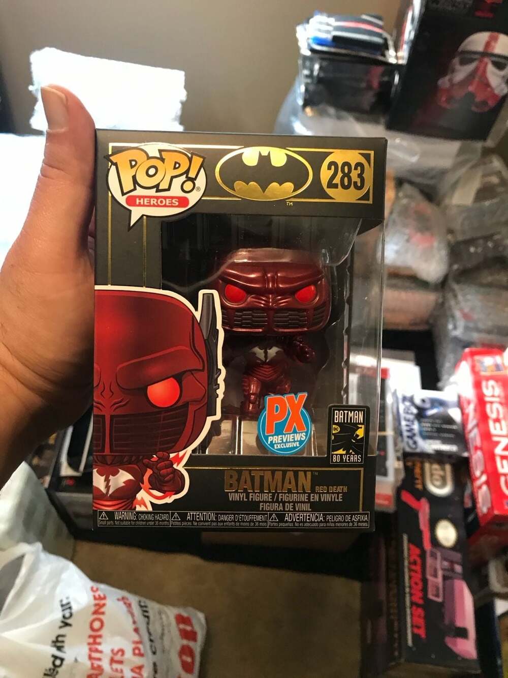 Funko Pop! Heroes Batman Red Death Vinyl Figure #283 PX Previews Exclusive
